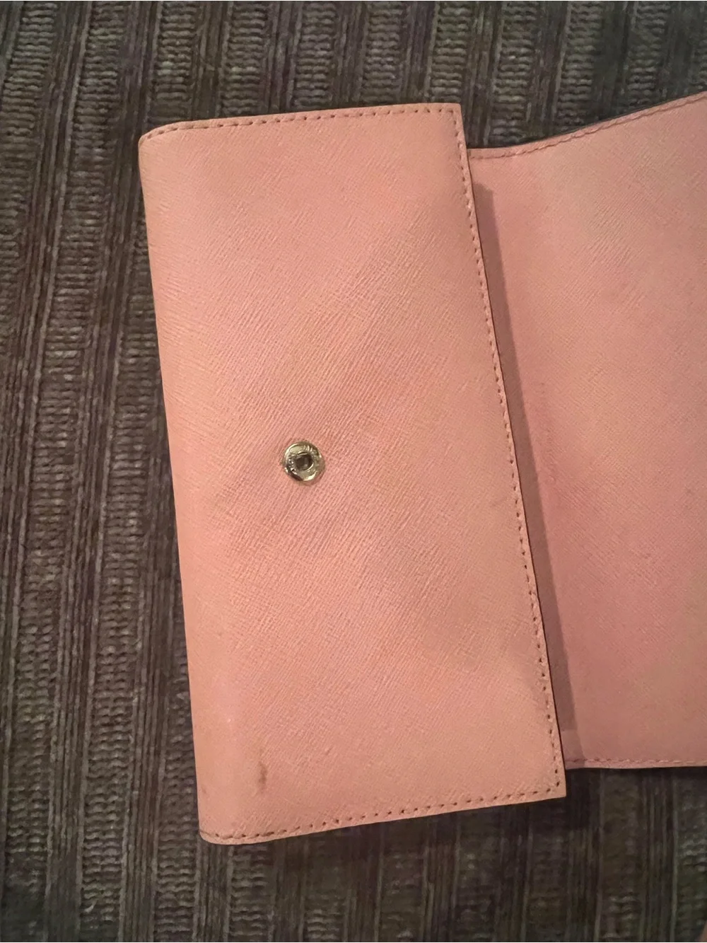 Michael Kors Blush Saffiano Leather Card Holder Wallet